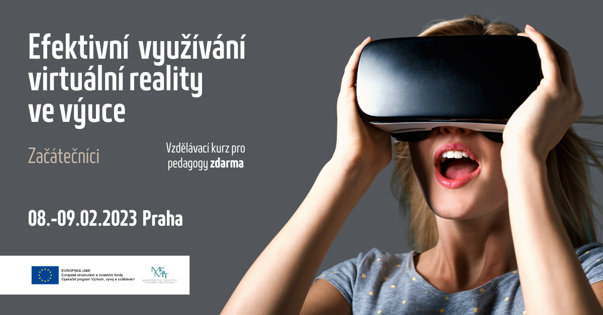 Kurz virtuální reality začátečníci – únor 2023